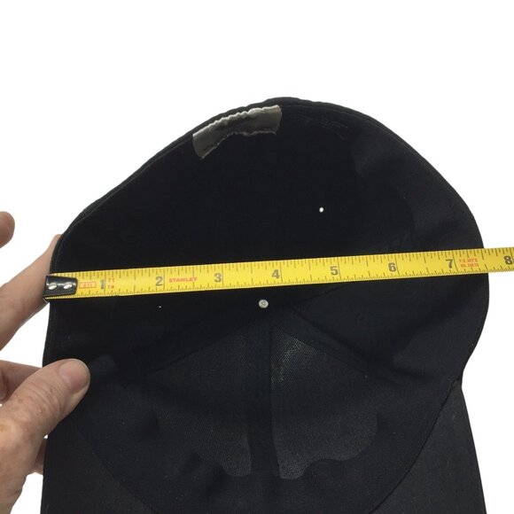 Superman Mens Black Fitted Baseball Cap With Embroidered Logo - Picture 7 of 7